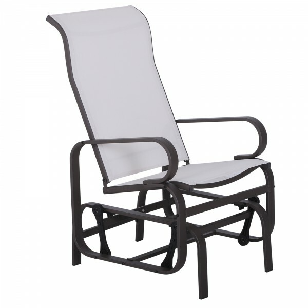 patio glider chairs metal